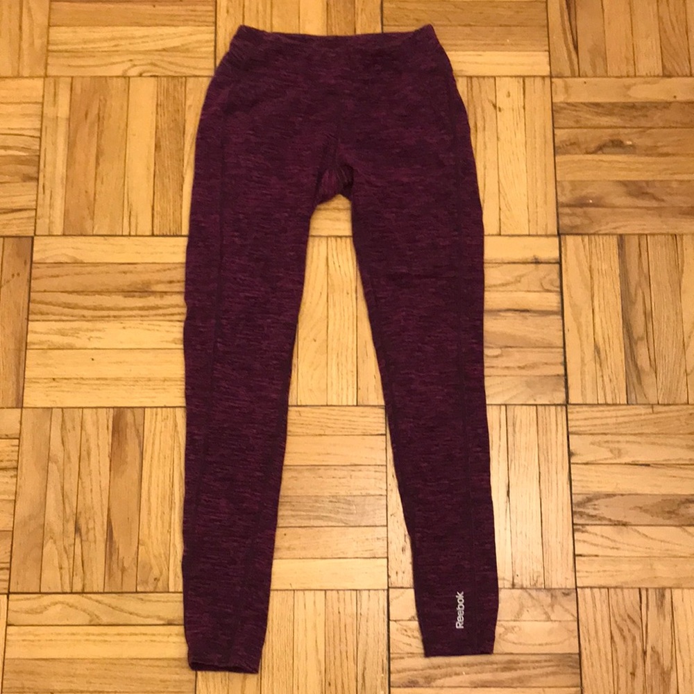 Purple Reebok leggings